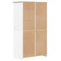 vidaXL Kleiderschrank BODO Weiß 101x52x176,5 cm Massivholz Kiefer vidaXL Kleiderschrank BODO Weiß 101x52x176,5 cm Massivholz Kiefer