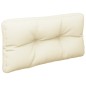 vidaXL Palettenkissen 2-tlg. Creme Stoff vidaXL Palettenkissen 2-tlg. Creme Stoff