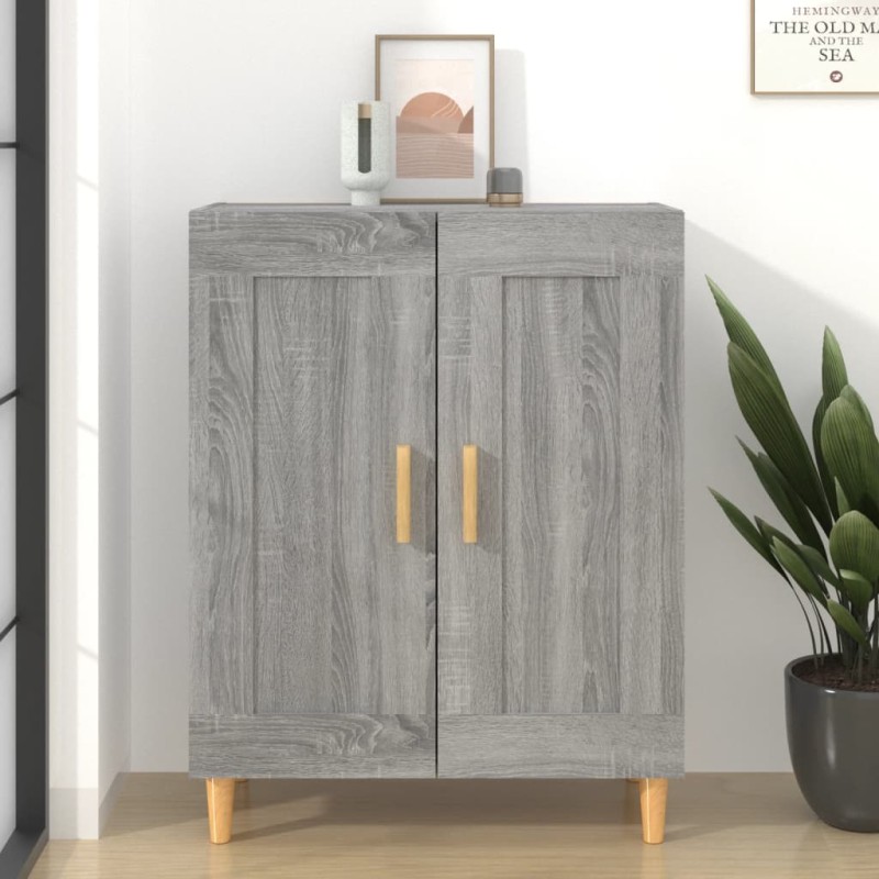 vidaXL Sideboard Grau Sonoma 69,5x34x90 cm Holzwerkstoff vidaXL Sideboard Grau Sonoma 69,5x34x90 cm Holzwerkstoff
