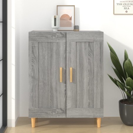 vidaXL Sideboard Grau Sonoma 69,5x34x90 cm Holzwerkstoff