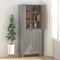 vidaXL Sideboard Grau Sonoma 69,5x34x90 cm Holzwerkstoff vidaXL Sideboard Grau Sonoma 69,5x34x90 cm Holzwerkstoff