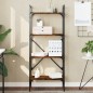 vidaXL Bücherregal 4 Fächer Räuchereiche 56x31,5x138,5cm Holzwerkstoff vidaXL Bücherregal 4 Fächer Räuchereiche 56x31,5x138,5cm Holzwerkstoff