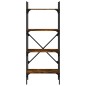 vidaXL Bücherregal 4 Fächer Räuchereiche 56x31,5x138,5cm Holzwerkstoff vidaXL Bücherregal 4 Fächer Räuchereiche 56x31,5x138,5cm Holzwerkstoff