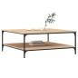 vidaXL Couchtisch Sonoma-Eiche 100x100x40 cm Holzwerkstoff vidaXL Couchtisch Sonoma-Eiche 100x100x40 cm Holzwerkstoff