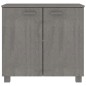 vidaXL Sideboard HAMAR Hellgrau 85x35x80 cm Massivholz Kiefer vidaXL Sideboard HAMAR Hellgrau 85x35x80 cm Massivholz Kiefer