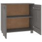 vidaXL Sideboard HAMAR Hellgrau 85x35x80 cm Massivholz Kiefer vidaXL Sideboard HAMAR Hellgrau 85x35x80 cm Massivholz Kiefer