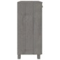 vidaXL Sideboard HAMAR Hellgrau 85x35x80 cm Massivholz Kiefer vidaXL Sideboard HAMAR Hellgrau 85x35x80 cm Massivholz Kiefer