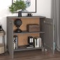 vidaXL Sideboard HAMAR Hellgrau 85x35x80 cm Massivholz Kiefer vidaXL Sideboard HAMAR Hellgrau 85x35x80 cm Massivholz Kiefer