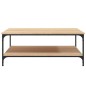 vidaXL Couchtisch Sonoma-Eiche 100x100x40 cm Holzwerkstoff vidaXL Couchtisch Sonoma-Eiche 100x100x40 cm Holzwerkstoff
