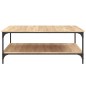 vidaXL Couchtisch Sonoma-Eiche 100x100x40 cm Holzwerkstoff vidaXL Couchtisch Sonoma-Eiche 100x100x40 cm Holzwerkstoff