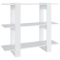 vidaXL Bücherregal/Raumteiler Weiß 100×30×87 cm vidaXL Bücherregal/Raumteiler Weiß 100×30×87 cm