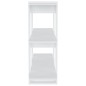 vidaXL Bücherregal/Raumteiler Weiß 100×30×87 cm vidaXL Bücherregal/Raumteiler Weiß 100×30×87 cm