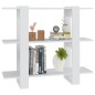 vidaXL Bücherregal/Raumteiler Weiß 100×30×87 cm vidaXL Bücherregal/Raumteiler Weiß 100×30×87 cm