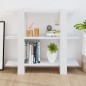 vidaXL Bücherregal/Raumteiler Weiß 100×30×87 cm vidaXL Bücherregal/Raumteiler Weiß 100×30×87 cm
