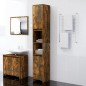vidaXL Badezimmerschrank Räuchereiche 30x30x183,5 cm Holzwerkstoff vidaXL Badezimmerschrank Räuchereiche 30x30x183,5 cm Holzwerkstoff