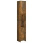vidaXL Badezimmerschrank Räuchereiche 30x30x183,5 cm Holzwerkstoff vidaXL Badezimmerschrank Räuchereiche 30x30x183,5 cm Holzwerkstoff