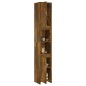 vidaXL Badezimmerschrank Räuchereiche 30x30x183,5 cm Holzwerkstoff vidaXL Badezimmerschrank Räuchereiche 30x30x183,5 cm Holzwerkstoff