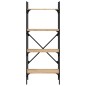 vidaXL Bücherregal 4 Fächer Sonoma-Eiche 56x31,5x138,5cm Holzwerkstoff vidaXL Bücherregal 4 Fächer Sonoma-Eiche 56x31,5x138,5cm Holzwerkstoff