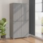 vidaXL Kleiderschrank HAMAR Hellgrau 89x50x180 cm Massivholz Kiefer vidaXL Kleiderschrank HAMAR Hellgrau 89x50x180 cm Massivholz Kiefer
