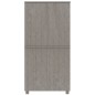 vidaXL Kleiderschrank HAMAR Hellgrau 89x50x180 cm Massivholz Kiefer vidaXL Kleiderschrank HAMAR Hellgrau 89x50x180 cm Massivholz Kiefer