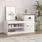 vidaXL Schuhschrank Hochglanz-Weiß 100x42x60 cm Holzwerkstoff vidaXL Schuhschrank Hochglanz-Weiß 100x42x60 cm Holzwerkstoff