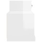 vidaXL Schuhschrank Hochglanz-Weiß 100x42x60 cm Holzwerkstoff vidaXL Schuhschrank Hochglanz-Weiß 100x42x60 cm Holzwerkstoff