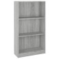vidaXL Bücherregal Grau Sonoma 60x24x109 cm Holzwerkstoff vidaXL Bücherregal Grau Sonoma 60x24x109 cm Holzwerkstoff