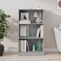 vidaXL Bücherregal Grau Sonoma 60x24x109 cm Holzwerkstoff vidaXL Bücherregal Grau Sonoma 60x24x109 cm Holzwerkstoff
