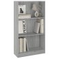 vidaXL Bücherregal Grau Sonoma 60x24x109 cm Holzwerkstoff vidaXL Bücherregal Grau Sonoma 60x24x109 cm Holzwerkstoff