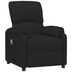 vidaXL Massagesessel Schwarz Stoff