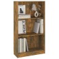 vidaXL Bücherregal Räuchereiche 60x24x109 cm Holzwerkstoff