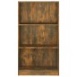 vidaXL Bücherregal Räuchereiche 60x24x109 cm Holzwerkstoff
