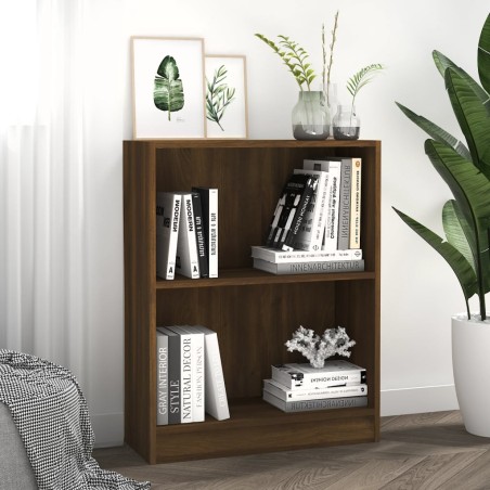 vidaXL Bücherregal Braun Eichen-Optik 60x24x74,5 cm Holzwerkstoff