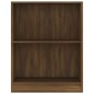 vidaXL Bücherregal Braun Eichen-Optik 60x24x74,5 cm Holzwerkstoff vidaXL Bücherregal Braun Eichen-Optik 60x24x74,5 cm Holzwerkstoff