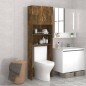 vidaXL Waschmaschinenschrank Räuchereiche 64x25,5x190 cm vidaXL Waschmaschinenschrank Räuchereiche 64x25,5x190 cm