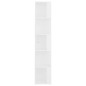 vidaXL Eckregal Weiß 33x33x164,5 cm Holzwerkstoff vidaXL Eckregal Weiß 33x33x164,5 cm Holzwerkstoff
