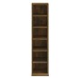 vidaXL CD-Regal Räuchereiche 21x20x88 cm Holzwerkstoff vidaXL CD-Regal Räuchereiche 21x20x88 cm Holzwerkstoff