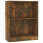 vidaXL Bücherregal Räuchereiche 60x24x76 cm Holzwerkstoff vidaXL Bücherregal Räuchereiche 60x24x76 cm Holzwerkstoff