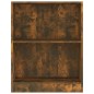 vidaXL Bücherregal Räuchereiche 60x24x76 cm Holzwerkstoff vidaXL Bücherregal Räuchereiche 60x24x76 cm Holzwerkstoff