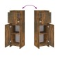 vidaXL Badezimmerschrank Räuchereiche 30x30x95 cm Holzwerkstoff vidaXL Badezimmerschrank Räuchereiche 30x30x95 cm Holzwerkstoff