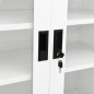 vidaXL Büroschrank Weiß 90x40x90 cm Stahl vidaXL Büroschrank Weiß 90x40x90 cm Stahl