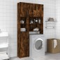 vidaXL Badezimmerschrank Räuchereiche 32x25,5x190 cm Holzwerkstoff vidaXL Badezimmerschrank Räuchereiche 32x25,5x190 cm Holzwerkstoff
