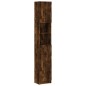 vidaXL Badezimmerschrank Räuchereiche 32x25,5x190 cm Holzwerkstoff vidaXL Badezimmerschrank Räuchereiche 32x25,5x190 cm Holzwerkstoff