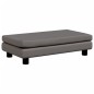 vidaXL Hundebett mit Verlängerung Grau 100x50x30 cm Kunstleder vidaXL Hundebett mit Verlängerung Grau 100x50x30 cm Kunstleder