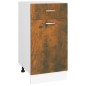 vidaXL Unterschrank mit Schublade Räuchereiche 40x46x81,5 cm vidaXL Unterschrank mit Schublade Räuchereiche 40x46x81,5 cm
