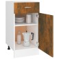 vidaXL Unterschrank mit Schublade Räuchereiche 40x46x81,5 cm vidaXL Unterschrank mit Schublade Räuchereiche 40x46x81,5 cm