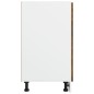 vidaXL Unterschrank mit Schublade Räuchereiche 40x46x81,5 cm vidaXL Unterschrank mit Schublade Räuchereiche 40x46x81,5 cm