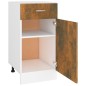 vidaXL Unterschrank mit Schublade Räuchereiche 40x46x81,5 cm vidaXL Unterschrank mit Schublade Räuchereiche 40x46x81,5 cm