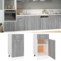 vidaXL Unterschrank mit Schublade Grau Sonoma 40x46x81,5 cm vidaXL Unterschrank mit Schublade Grau Sonoma 40x46x81,5 cm