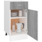 vidaXL Unterschrank mit Schublade Grau Sonoma 40x46x81,5 cm vidaXL Unterschrank mit Schublade Grau Sonoma 40x46x81,5 cm